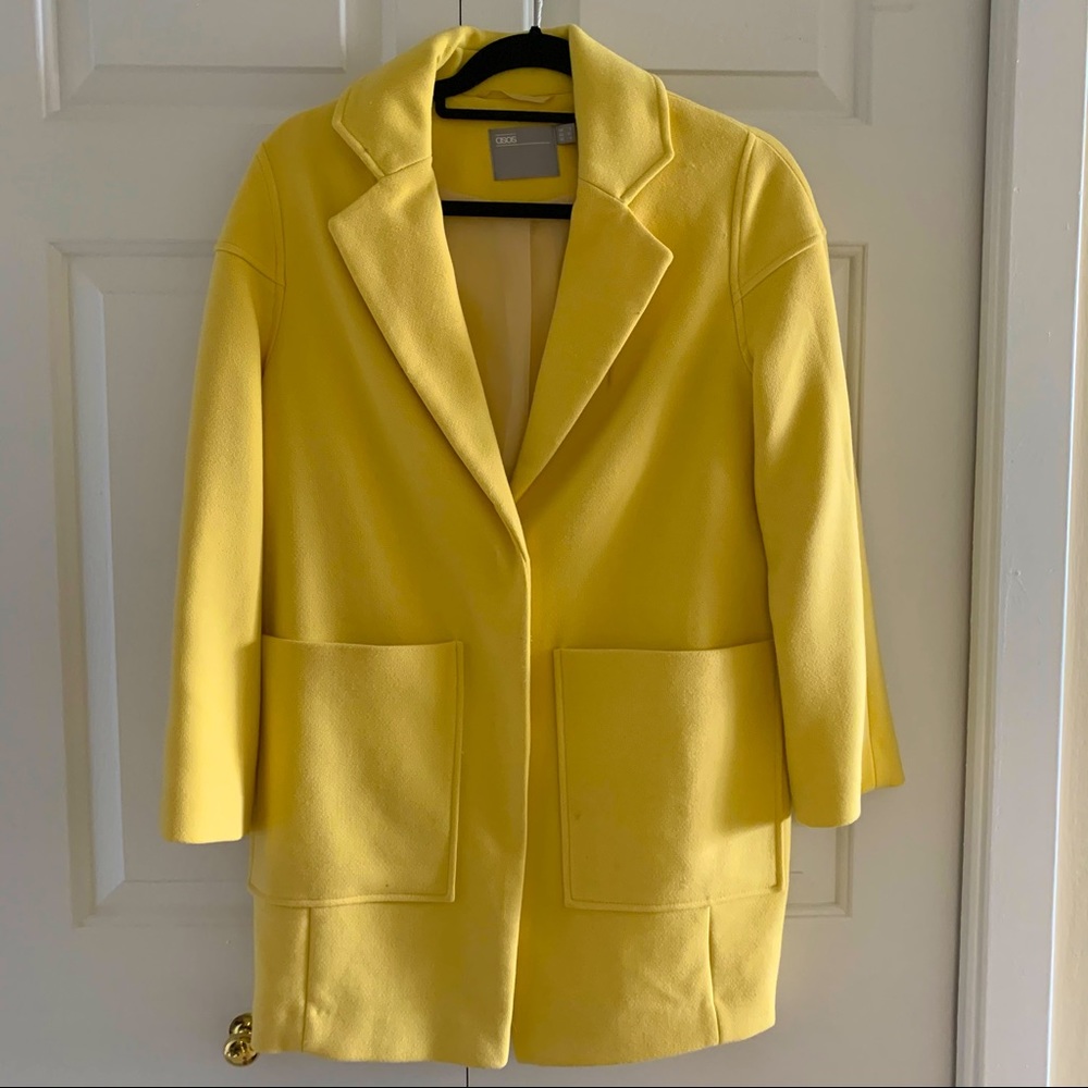 ASOS Crepe Pocket Detail Coat - women size 0